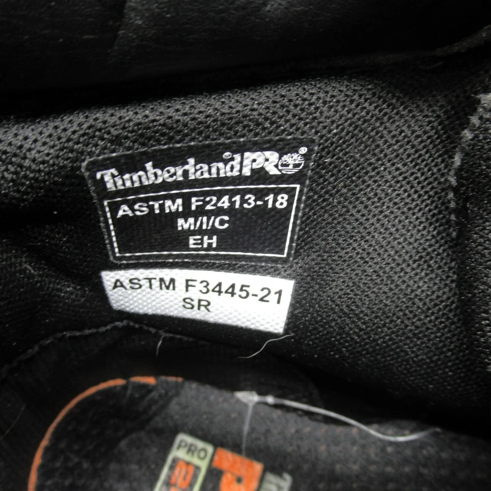 Timberland PRO Mens Boots 10.5M Black Slip Resistant Waterproof Safety‎ Toe Work